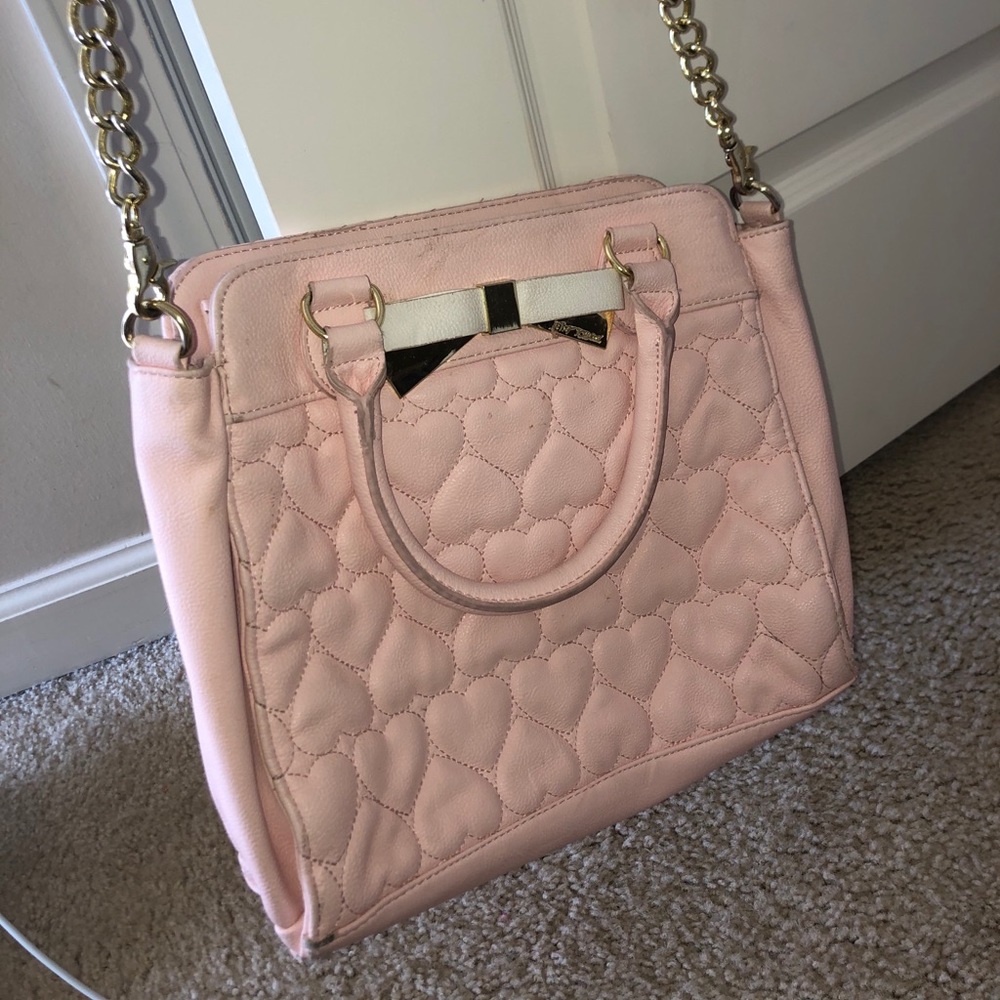 Pink Betsey Johnson purse